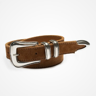 Nudie Jeans - Western Suede Silver Belt