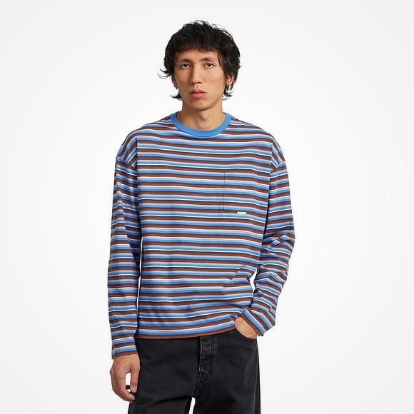 Sunflower - Stripe LS Pocket Tee