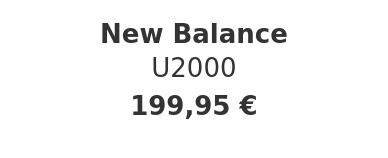 New Balance - U2000