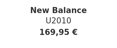 New Balance - U2010