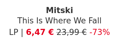 Mitski - This Is Where We Fall