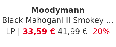 Moodymann - Black Mahogani II Smokey Vinyl Edition