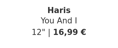 Haris - You And I