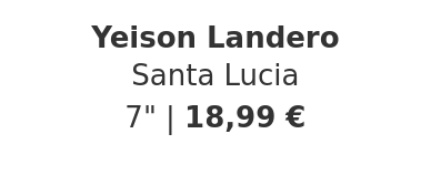 Yeison Landero - Santa Lucia
