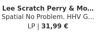 Lee Scratch Perry & Mouse On Mars - Spatial No Problem. HHV Germany Exclusive Red Vinyl Edition