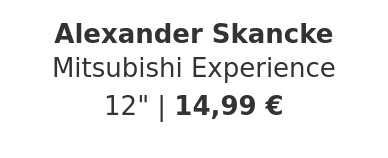Alexander Skancke - Mitsubishi Experience