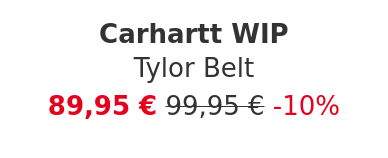 Carhartt WIP - Tylor Belt