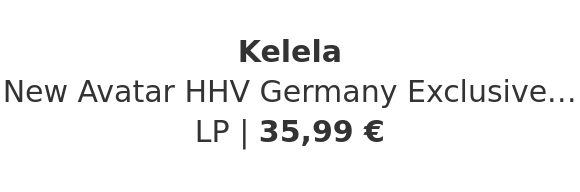 Kelela - New Avatar HHV Germany Exclusive Clear Vinyl Edition