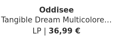Oddisee - Tangible Dream Multicolored Vinyl Edition