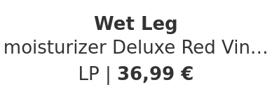 Wet Leg - moisturizer Deluxe Red Vinyl Edition