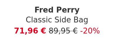Fred Perry - Classic Side Bag