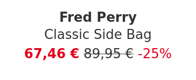 Fred Perry - Classic Side Bag
