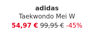 adidas - Taekwondo Mei W