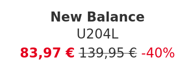 New Balance - U204L