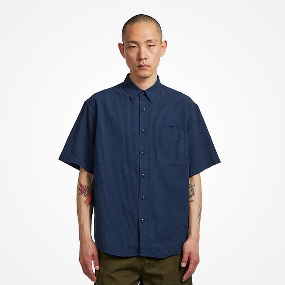 FrizmWORKS - OG Dobby Weave Seersucker Half Shirt
