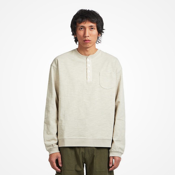 FrizmWORKS - Slub Henley Neck L/S Tee