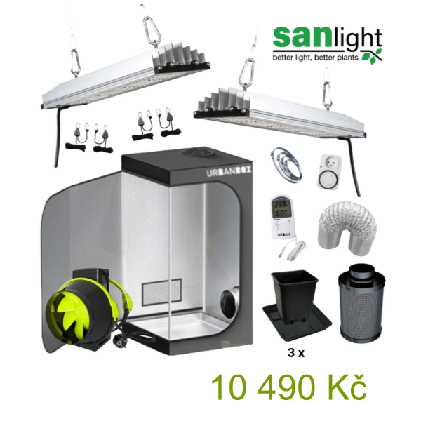 higarden LED Set 2x50W SANlight Stixx - 60x60x160cm - 9 990 Kč