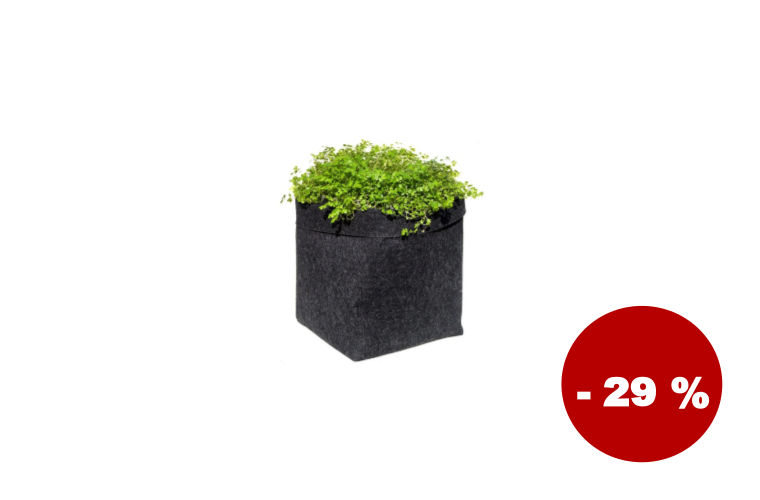 Gronest textilní květináč 8l - YBP - 35 Kč