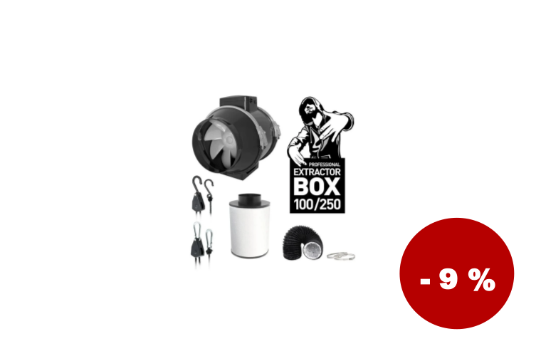 Trafika KIT Extractor 100 mm / 250 m3/h, kompletní set ventilace - 2 290 Kč