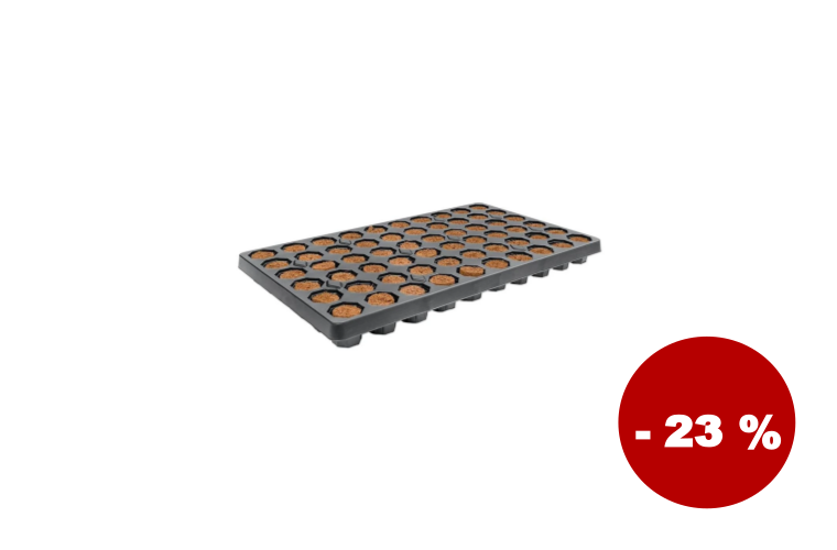 Root!t Dry Peat Free 60 Cell Filled Tray se sadbovačem, 52x30x4cm - 599 Kč