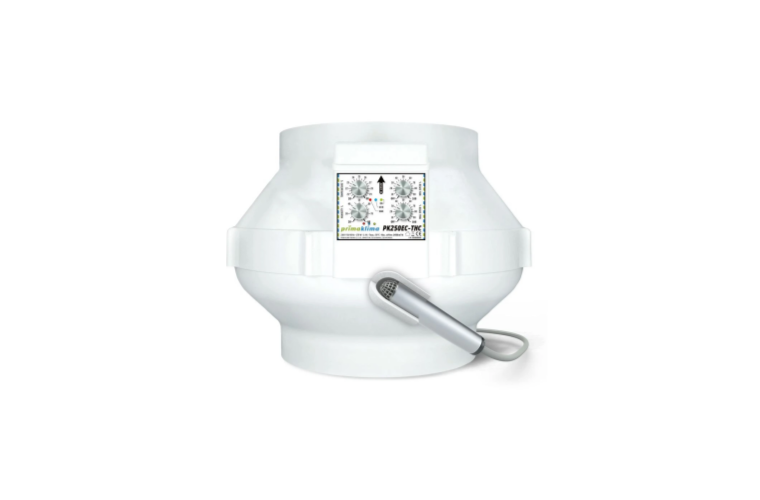 Prima Klima ventilátor EC-THC 250 mm - 1450 m3/h, EC motor a regulace otáček dle teploty a vlhkosti - 9 499 Kč