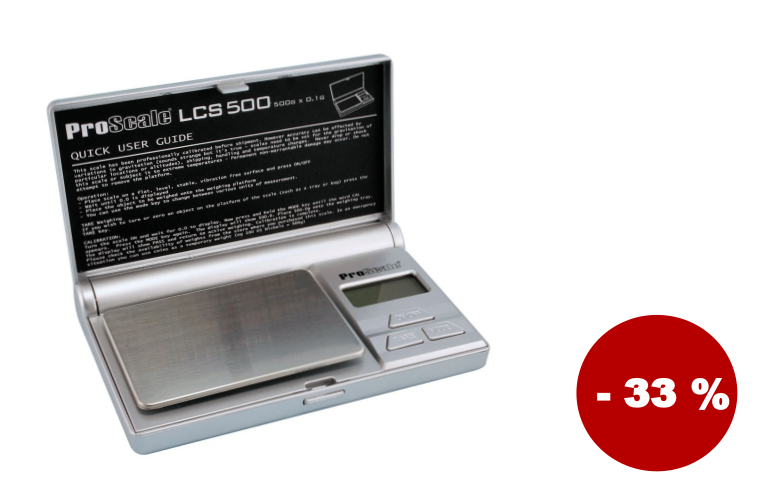 Digitální váha Proscale LCS 500g/0,1g - 449 Kč