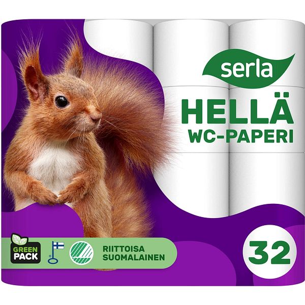 SERLA WC-PAPERI HELLÄ 32RLL IHANAN PEHMEÄ WC-PAPERI