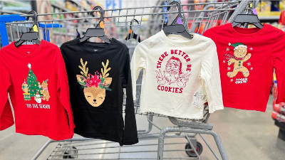 NEW Kids Christmas Long-Sleeve Shirts Only $5.48 