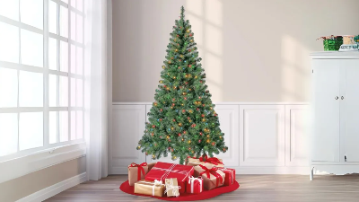 Pre-Lit Artificial Christmas Tree Only $39 Shipped – Selling Out Fast!