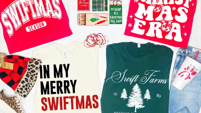 Jane Daily Deals Sale | Taylor Swift Inspired Christmas T-Shirts from $17.98 (Reg. $30)