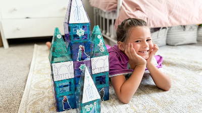 Disney Frozen Magnetic Tiles Set Just $27.99 on Walmart.com (Includes 36 Building Tiles, Stickers, & More)