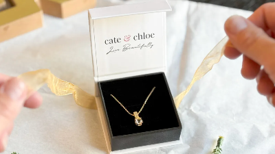 Cate & Chloe Pendant Necklace in Gift Box ONLY $18 Shipped