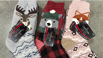 Cuddl Duds Holiday Socks 3-Pack Only $8 on Sam's Club