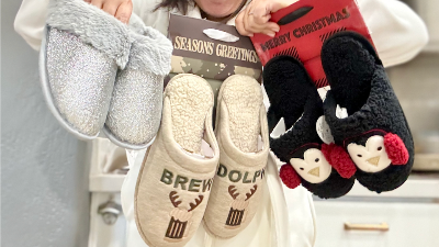 *HOT* Dearfoams Holiday Slippers w/ Gift Bag Just $9.99 (Arrives By Christmas!)