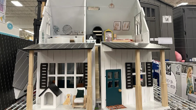 Wooden Farmhouse Dollhouse Now Just $44.91 on Sam's Club