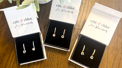 Cate & Chloe Swarovski Earrings w/ Gift Box Just $18 Shipped (Valentine’s Day Gift Idea)