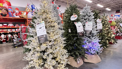 75% Off Home Depot Christmas Trees + Free Shipping | Flocked Trees from $74.75 Shipped