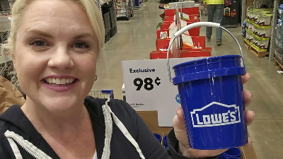 Hurry! The Viral Lowe’s Mini Buckets Are Back & Just 98¢