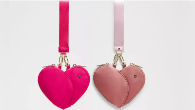 lululemon Heart Shaped Dual Pouch Wristlets Just Dropped!