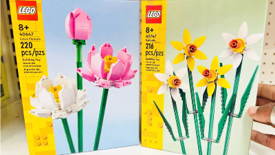 Up to 45% Off LEGO Flower Sets – Prices from $8.39!