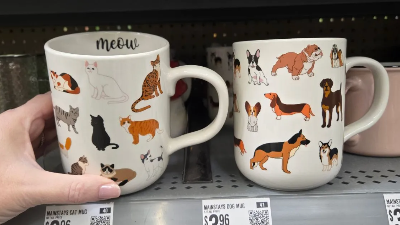 Mainstays Cat & Dog Mugs Only $3.96 at Walmart