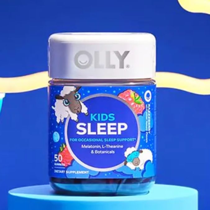 Olly Sleep Gummies for Kids in a container