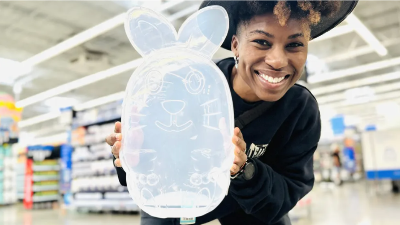 Clear Jumbo Fillable Bunny Egg Just $5 at Walmart