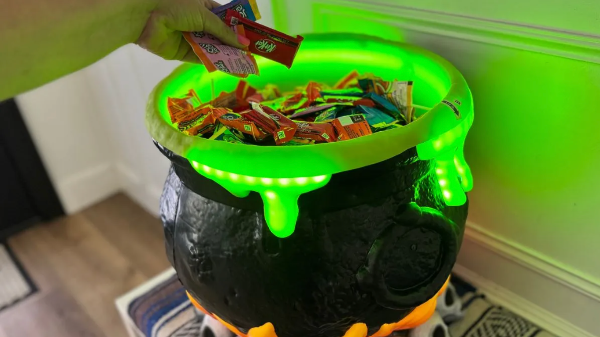 Light-Up 10″ Cauldron Candy Bowl Only $27 on Target