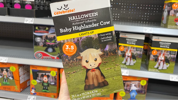 RARE Price Drops on Walmart Halloween Inflatables (Includes Cute Highland Cow!)