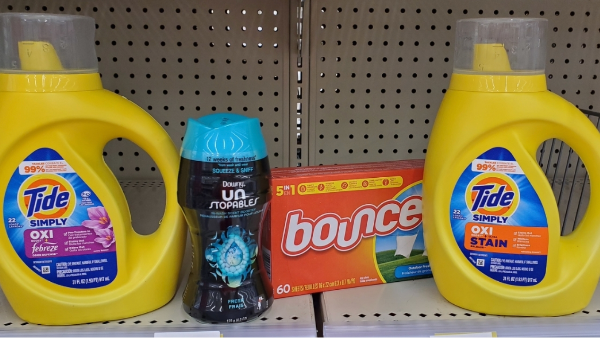 Tide, Bounce, & Downy Only $2.25 Each at Walgreens (No Coupons Needed)
