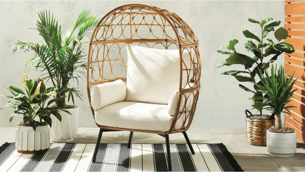 HOT Walmart Patio Furniture Sale | Wicker Egg Chair Only $97 Shipped (Reg. $297)