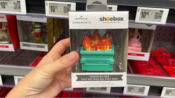 Viral Hallmark Dumpster Fire Ornament Back In Stock
