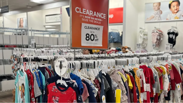 koh'ls store clearance rack