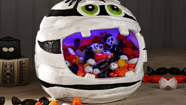 Halloween Decor Sale: Pre-Lit Candy Bowl Under $10